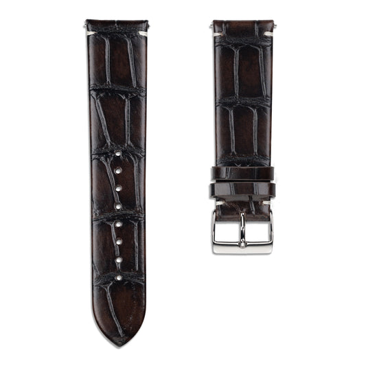 Sworneri丨Leather Strap-L003-Chocolate