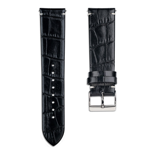Sworneri丨Leather Strap-L003-Black
