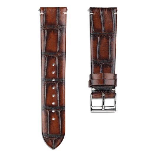 Sworneri丨Leather Strap-L003-Vintage Brown