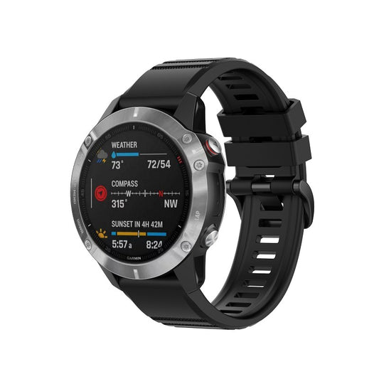 26mm Quick Release High-Elastic Silicone Sport Band for Garmin Fenix / Tactix / Enduro / Descent Series