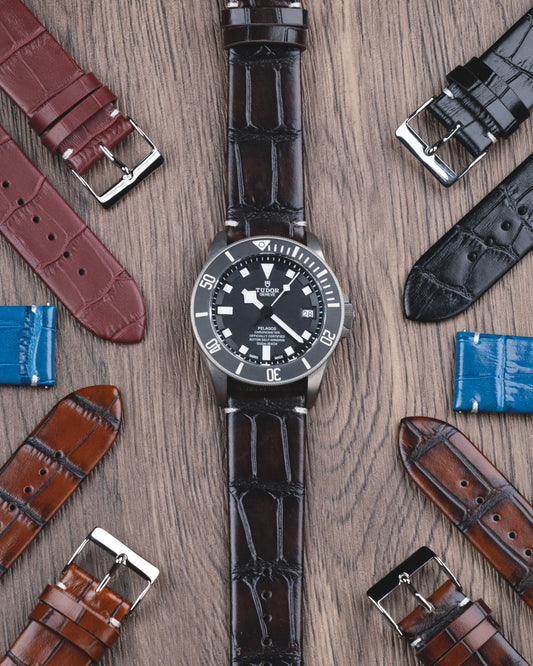 Sworneri丨Leather Strap-L003-Chocolate