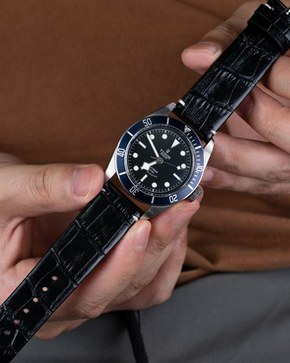 Sworneri丨Leather Strap-L003-Black