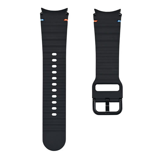22mm Silicone Bands for Samsung Galaxy Watch 7 / 6 / 5 – Wave Pattern, Quick Release