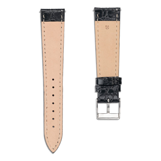 Sworneri丨Leather Strap-L001-Black