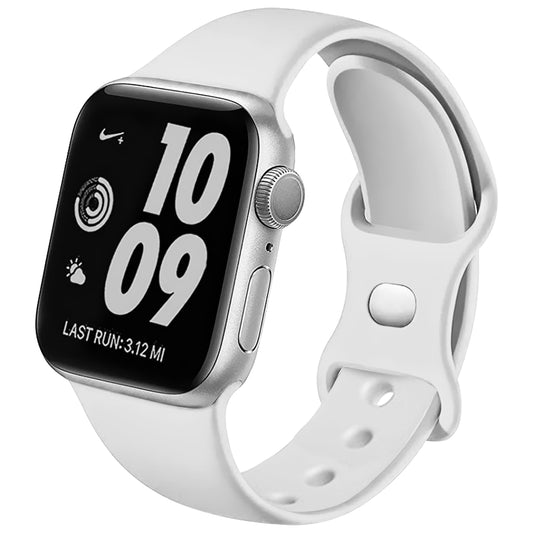 Figure-8 Buckle Sport Band for Apple Watch – High-Elastic Silicone Strap